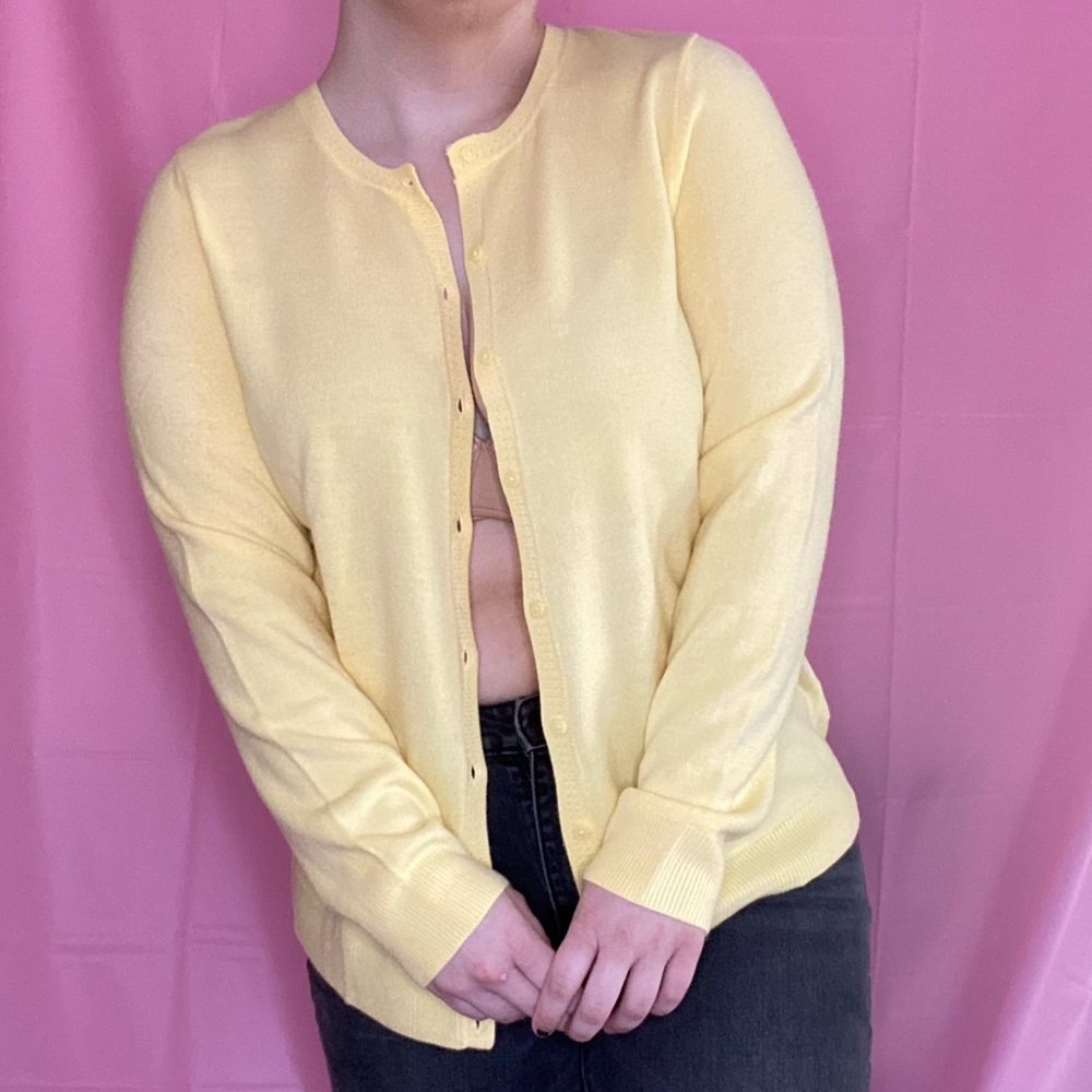 Light Yellow Cardigan